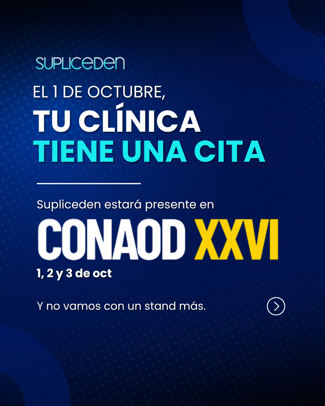 Campaña Supliceden en CONAOD 2026